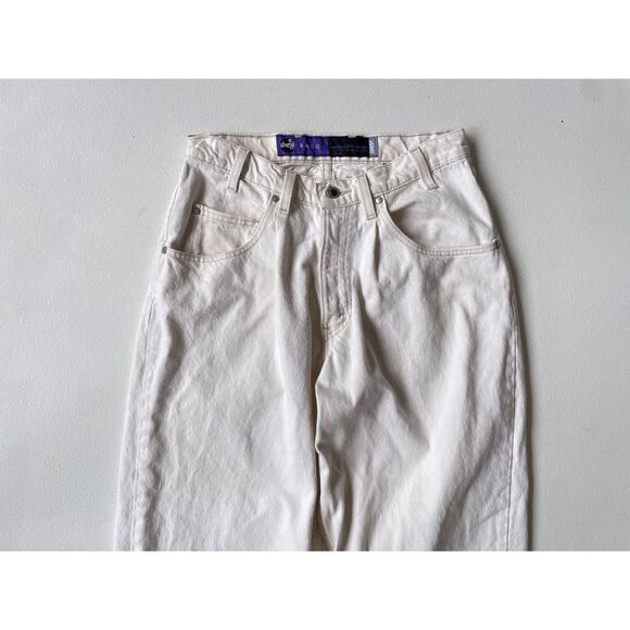 Vtg 90's Levis Silvertab Baggy Pleated Jeans Tagged W32 L32 USA Skater Grunge - Picture 3 of 9